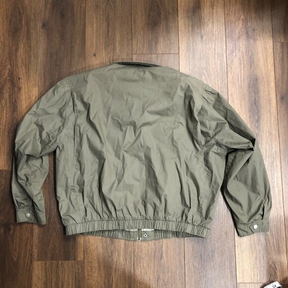 Vintage Members Only Mariner Jacket Windbreaker Mens Sz XL Olive Beige Full Zip - Picture 10 of 10